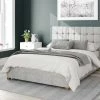 Better Bed Company Beds Better Cheshire Light Grey Ottoman Bed