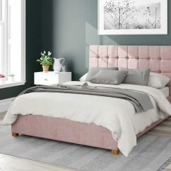 Better Bed Company Better Cheshire Pink Ottoman Bed Beds