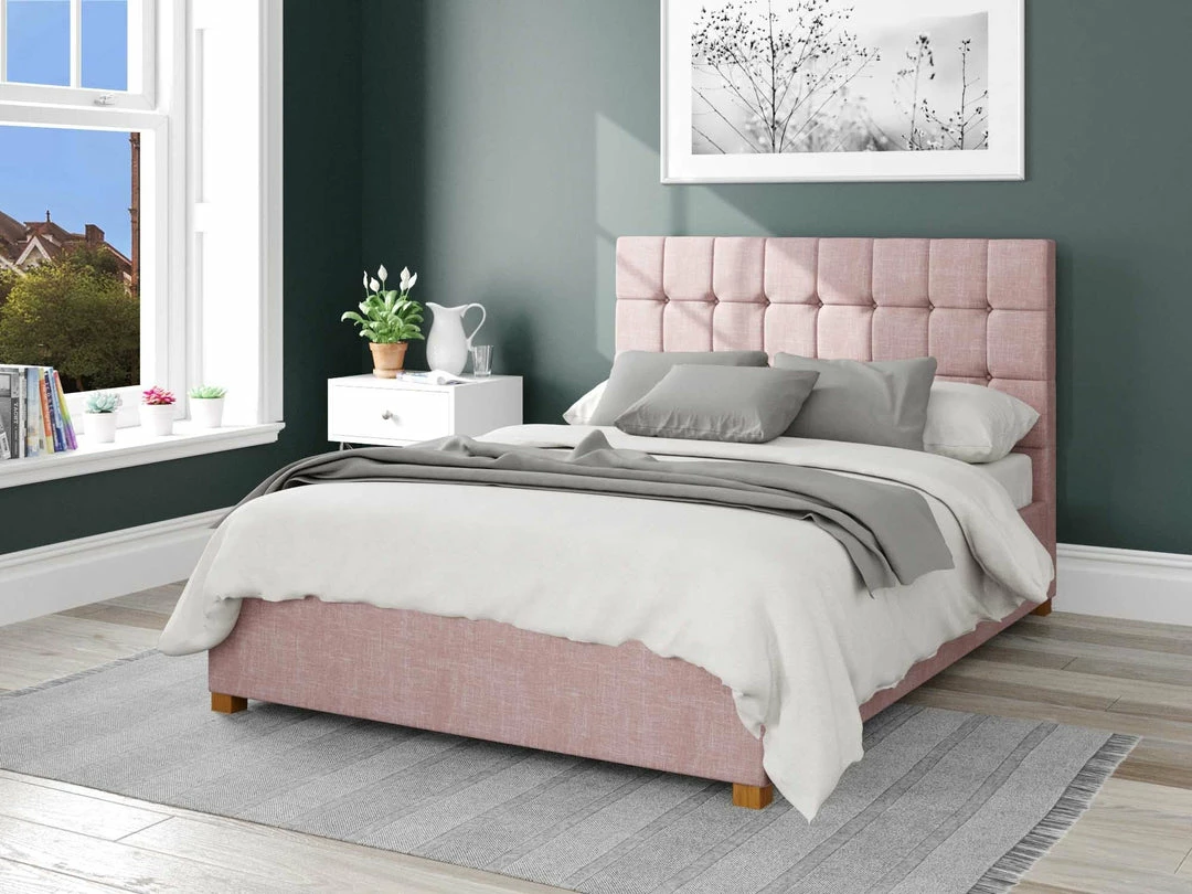 Better Bed Company Better Cheshire Pink Ottoman Bed Beds