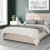 Better Bed Company Better Cheshire Pink Natural Ottoman Bed