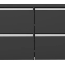 Steens Skyline 4 Drawer Shoe Cabinet Black Baths