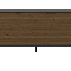 Steens Soma 3 Door Sideboard Black And Pine Baths