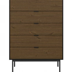 Steens Soma 5 Drawer Chest Black And Pine