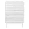 Steens Soma 5 Drawer Chest White Baths