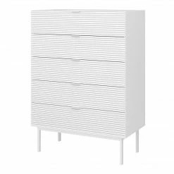 Steens Soma 5 Drawer Chest White Baths