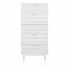 Steens Soma 5 Drawer Narrow Chest White