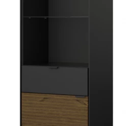 Steens Soma Display Unit Black And Pine Baths