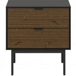 Steens Soma Night Table Black And Pine Baths