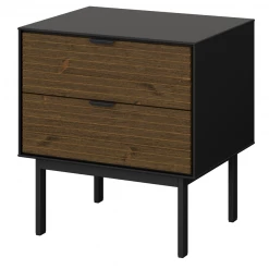 Steens Soma Night Table Black And Pine Baths