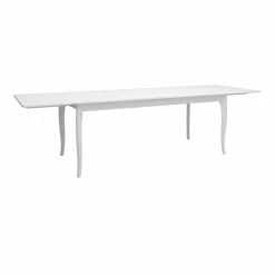 Baths Steens Baroque White Extendable Table