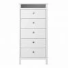 Steens New York 5 Drawer Narrow Chest Baths