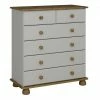 Steens Richmond 2+4 Grey And Pine Chest Baths