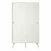 Steens Soft Line White Sliding 2 Door Wardrobe Baths