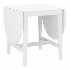 Steens Venice White Gateleg Table