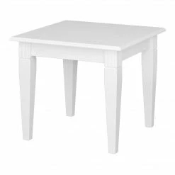 Baths Steens Venice White Side Table