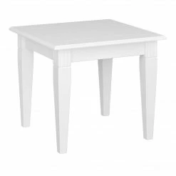 Baths Steens Venice White Side Table