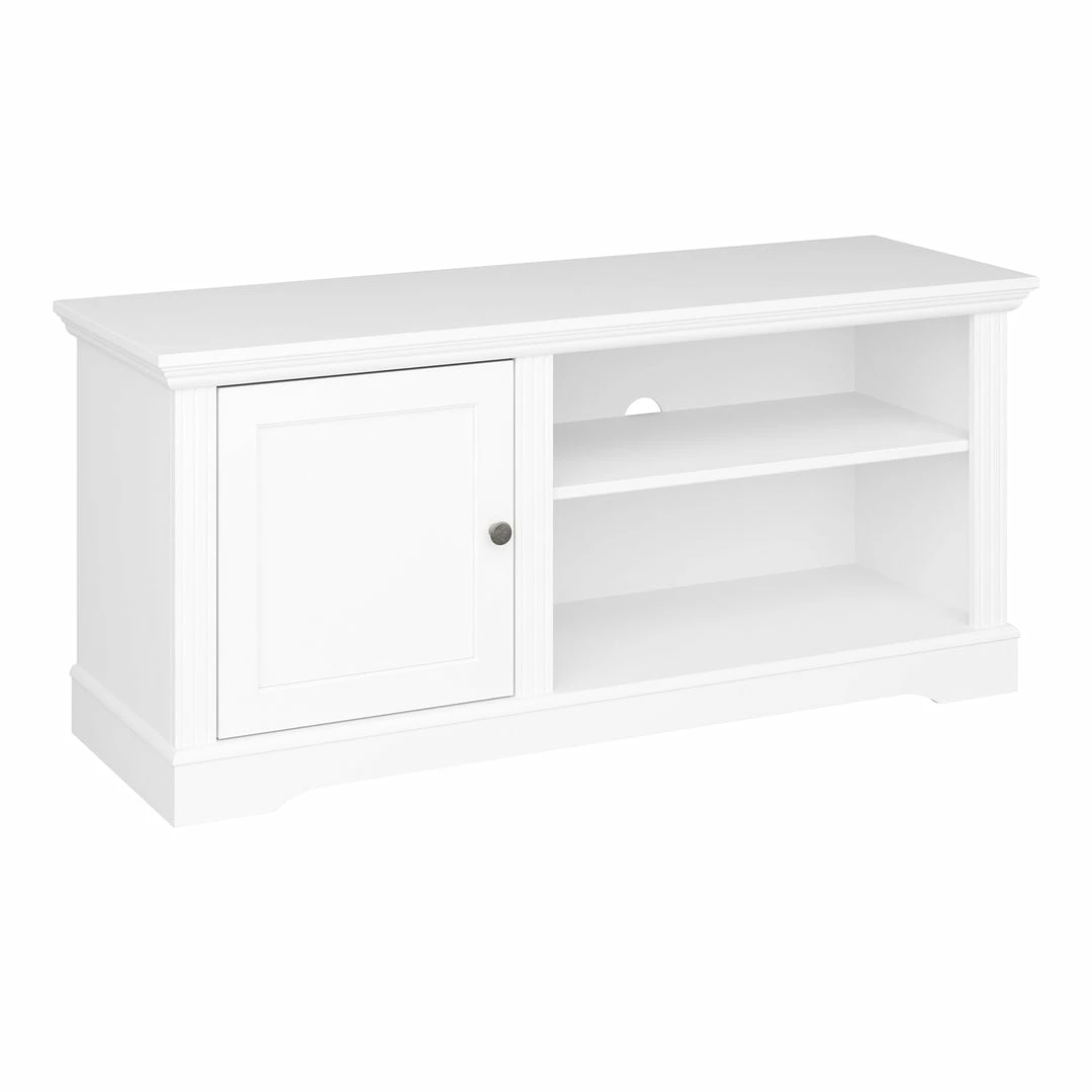 Steens Venice White Small Media Table