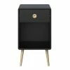 Steens Soft Line Black 1 Drawer Chest Baths
