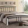 Time Living Tetras Black And White Metal Bed Frame