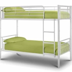 Jay Bow Beds Adelyne White Bunk Bed