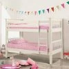 Jay Bow Beds Barker White Bunk Bed