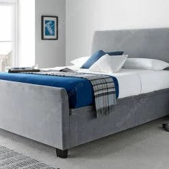 Kay Beds Dale Grey Fabric Bed