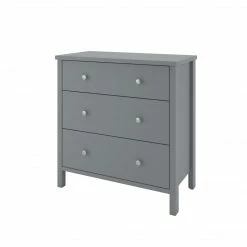 Steens Tromso 3 Draw Grey Chest Of Draws Baths
