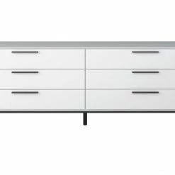 Steens Slim Line White 3+3 Wide Chest Baths