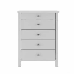 Steens Tromso White 5 Draw Narrow Chest Baths