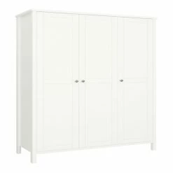 Steens Tromso White 3 Door Wardrobe Baths