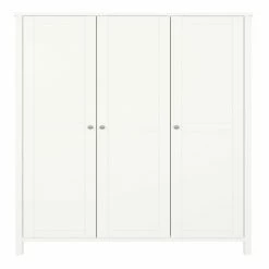 Steens Tromso White 3 Door Wardrobe Baths