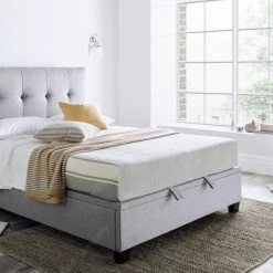 Kaydian Walkworth Marbella Dark Grey Ottoman Bed Frame Beds