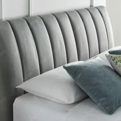 Kaydian Lanchester Velvet Plume Ottoman Bed Frame