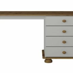Steens Richmond Grey And Pine Dressing Table