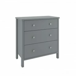 Steens Tromso 3 Draw Grey Chest Of Draws Baths