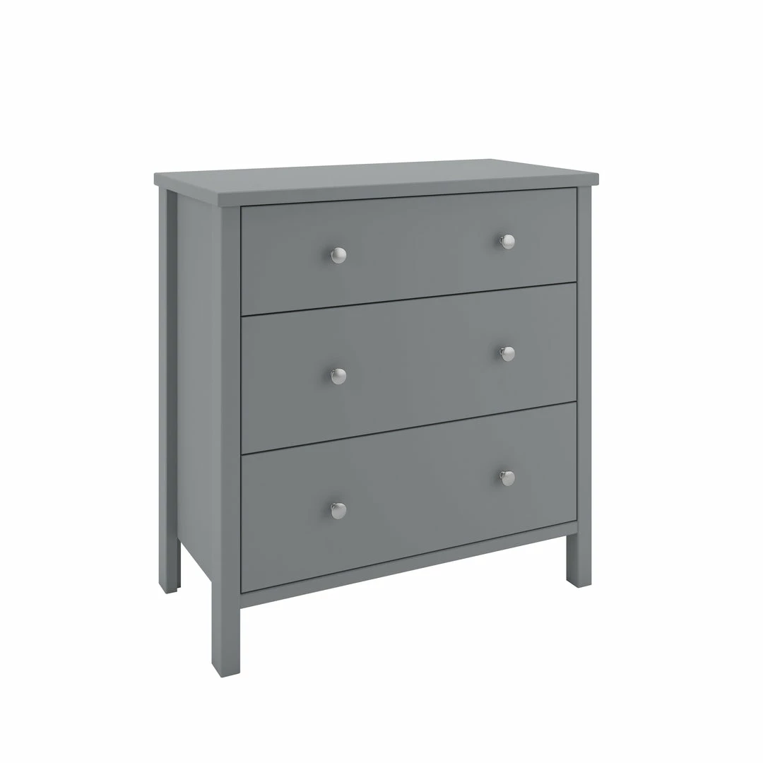 Steens Tromso 3 Draw Grey Chest Of Draws Baths