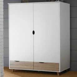 LPD Furniture Stockholm 2 Door Wardrobe