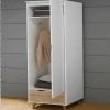 Baths LPD Furniture Stockholm 1 Door Wardrobe