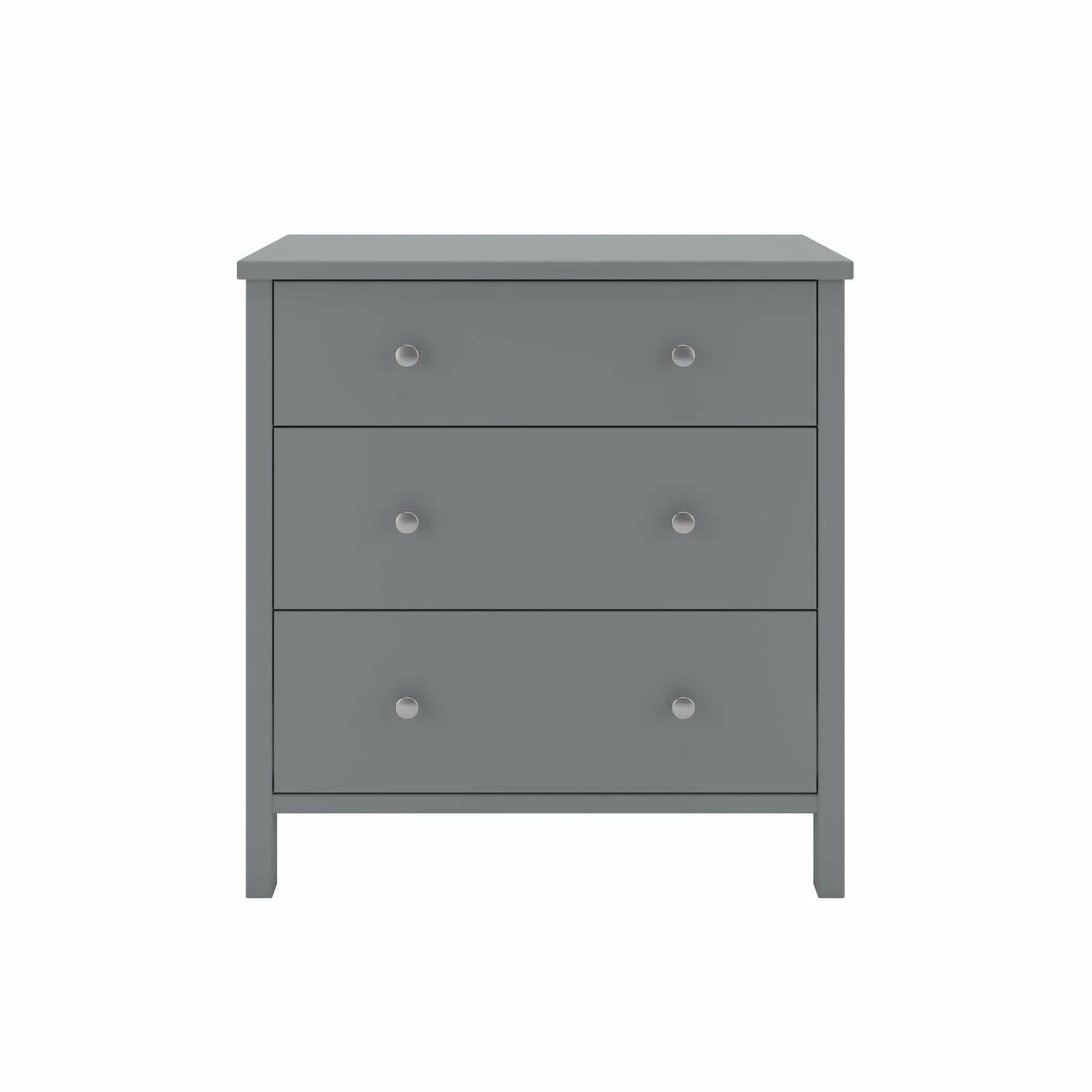 Steens Tromso 3 Draw Grey Chest Of Draws Baths