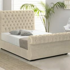 Hydie Beds Wicker Fabric Bed