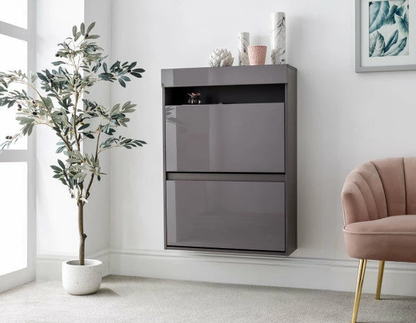 Free Standing Baths GFW Galicia Wall Hanging Two Tier Shoe Cabinet