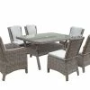 Baths Signature Weave Alexandra 6 Seat Rectangular Dining Set