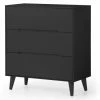 Julian Bowen Alicia 3 Drawer Chest Anthracite