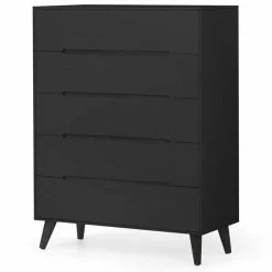 Julian Bowen Alicia 5 Drawer Chest Anthracite