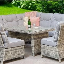 Baths Signature Weave Amy Corner Dining Sofa Set