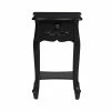 Baths LPD Furniture Antoinette 1 Drawer Black Nighstand