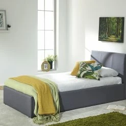 Better Bed Company Bolton Grey Ottoman Bed Beds
