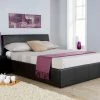 GFW Ascot Leather Ottoman Bed
