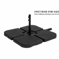 Signature Weave 3m Banana Parasol Grey