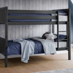 Julian Bowen Bella Bunk Bed Anthracite Childrens Beds